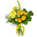 Желтый букет из роз и хризантем. Нови-Сад